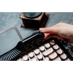 Rymek Cherry MX 復古打字機藍牙機械鍵盤 (黑色)